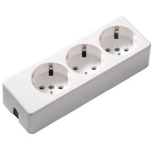 Martin Kaiser - Tafelcontactdoos - Langwerpig - Wit - 3 Voudig