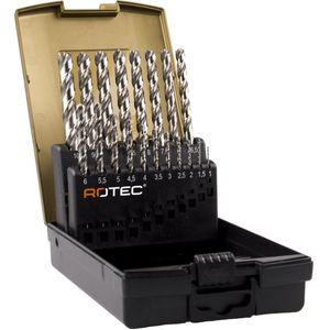 Rotec 19 dlg. Cassette Spiraalboren Gesl. SN 1,0-10,0x0,5 mm () - 9000022