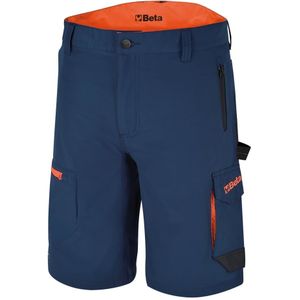 Beta - 7661B Korte Werkbroeken - Blue - Stretch Materiaal