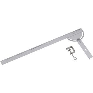 Meister - Multi Hoek Aanslag Liniaal - Staal - 770Mm