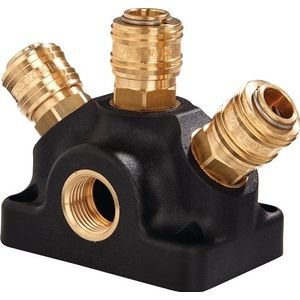 Promat - Eindverdeeldoos - Aftakdoos - Kunststof/messing - G 1/2 inch