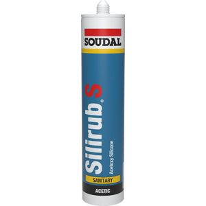 Soudal Silirub Sanitair | Siliconen voegkit |  310 ml | Grijs - 101533