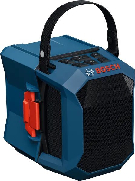 Bosch - GPB 18V-1 C - Accu-speaker - Blauw - Inclusief Draaggreep en Accudeksel