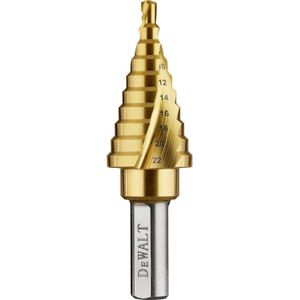 DeWalt Accessoires Metaal trappenboor | Titanium | 4-22  mm | schacht aansluiting - DT90246-QZ