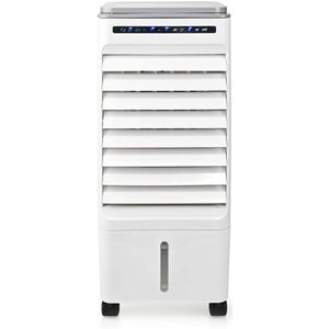 Nedis SmartLife Mobiele Aircooler | Watertankcapaciteit: 5 l | 3 Snelheden | 215 m³/h | Zwenkfunctie | Afstandsbediening | Uitschakeltimer | Ioniserende functie - COOL116CWTW