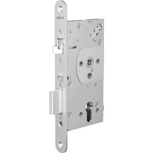 ABLOY EL561 Veiligheidsdeurslot | dubbelzijdig krukgestuurd | zelfvergrendelend | SKG** | DM55mm | PC72mm | voorplaat RVS 24x235mm afgerond | DR 1+2+3+4 - 10013889