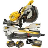 DeWalt DHS780T2A 2x54v XR Flerxvolt 305mm Afkort- en Verstekzaag met 2x 54V Accu, Snellader  - DHS780T2A-QW