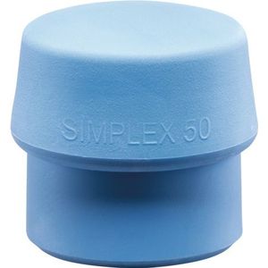 Halder Kunststofhamerkop | hoofd-d. 40 mm | TPE-soft blauw zacht | TPE-blauw, zacht | 1 stuk - 3201.040 3201.040