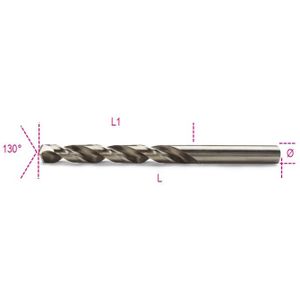 Beta Spiraalboren, korte uitvoering HSS-CO 8% volledig geslepen 415 10,50 - 004150150