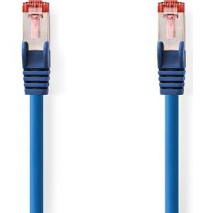 Nedis CAT6-kabel | RJ45 Male naar RJ45 Male | S/FTP | 2 m | Blauw | 1 stuks - CCGP85221BU20 CCGP85221BU20