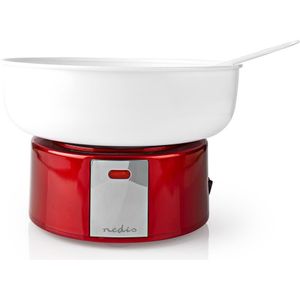 Nedis FCCM100FRD - Výrobník Cukrové Vaty 500 W Cervená/Bílá - Leuke keuken - Rood - Wit