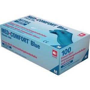 Ampri - Wegwerphandschoen - Blauw - Nitril - Poedervrij - 100 Stuks