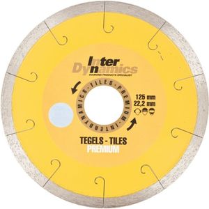 Inter Dynamics Diamantzaag Tegels Premium 230x25,4mm - 335232