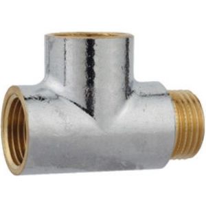 Kirchhoff Messing T-stuk, chroom, 1/2"ER x 1/2"ER x 1/2"ET - 989405155