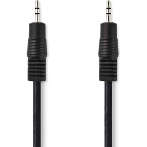 Nedis Stereo-Audiokabel | 2,5 mm Male | 2,5 mm Male | 1 m | 1 stuks - CAGP21000BK10 CAGP21000BK10
