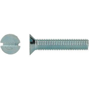 pgb-Europe PGB-FASTENERS | Metaalschroef VK DIN 963 M 6x60 Zn | 200 st 963001006000603