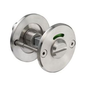 Lips Beslag rond rozet | rond | vrij-bezet | geborsteld RVS | deurdikte 40mm en 54mm - 10020954