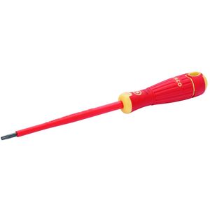 Bahco Schroevendraaier BahcoFit | geïsoleerd | VDE | rubber greep | TORX |T25 x 150 mm - retailverpakking - SB150.025.150
