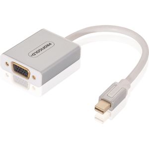Nedis Mini DisplayPort Kabel Mini-DisplayPort Male - VGA Female 15-Pins 0.20 m Wit - PROM201