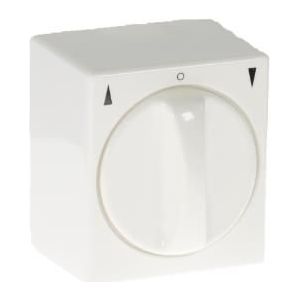 Opbouw Jaloezie-Draaischakelaar - Wit - Budget Schakelmateriaal