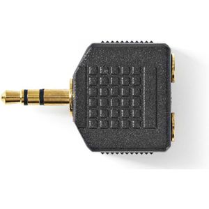 Nedis Stereo-Audioadapter | 3,5 mm Male | 2x 3,5 mm Female | 10 Stuks | 1 stuks - CAGP22945BKG CAGP22945BKG