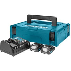 Makita Accessoires Power source kit: DC10SA lader + 2x BL1020B 10,8V Li-Ion schuifaccu - 2,0Ah  - 197657-7