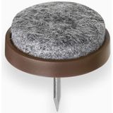 Metafranc - Viltglijders - Bruin - Ø 25 mm - 20 Stuk