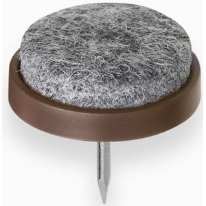 Metafranc - Viltglijders - Bruin - Ø 25 mm - 20 Stuk