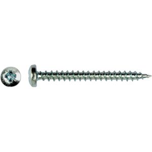 pgb-Europe PGB-FASTENERS | Spaanplaatschroef panhead Ø 6,0x80 Zn Pz3 PGWCZV001006000803