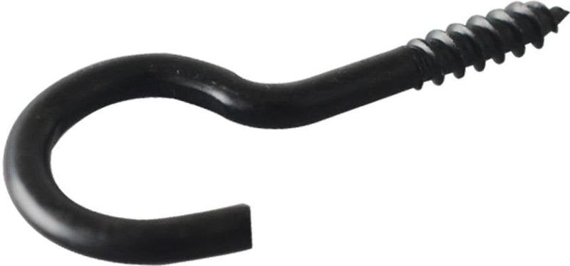 Blackline Schroefhaak Hcp Zwart 4.40X50/80 | 6 stuks - 6901.90.00015