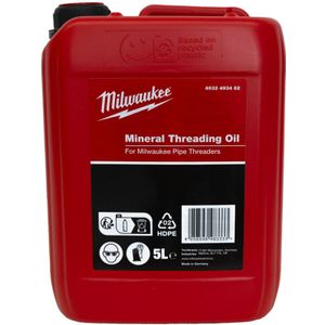 Milwaukee Minerale schroefdraad olie 5 Liter - 4932493462