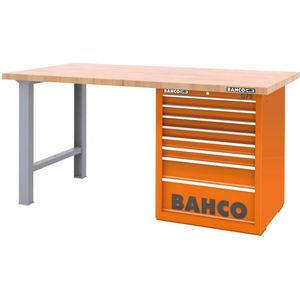 Bahco Werkbank - Heavy-Duty - Houten Werkblad - Oranje