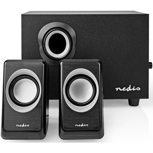 Nedis PC-Speaker | 2.1 | 33 W | 3,5 mm Male | 1 stuks - CSPR10021BK CSPR10021BK
