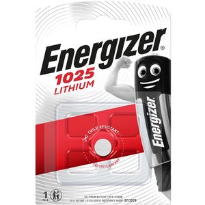 Energizer Lithium Knoopcel Batterij CR1025 | 3 V | 1 stuks - EN-E300163500 EN-E300163500