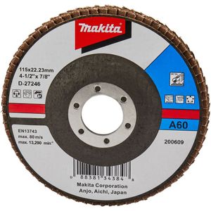 Makita Accessoires Lamellenschuurschijf 115mm A60 - D-27246 D-27246