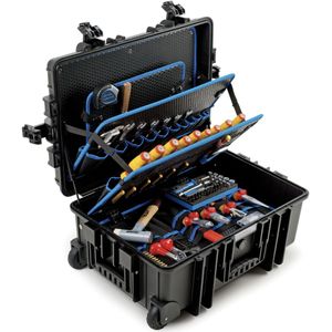 Gedore - JUMBO 6700 - Gereedschapskoffer - Zwart - PP - 87-delig