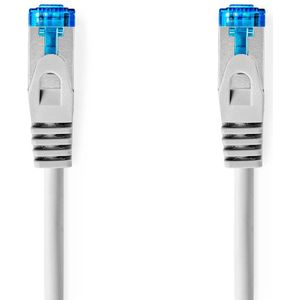 Nedis CAT6a netwerkkabel | S/FTP | RJ45 Male | RJ45 Male | 10.0 m | Snagless | Rond | LSZH | Grijs | Label - CCGL85330GY100