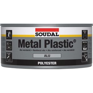 Soudal - Polyesterplamuur - Aluminium Versterkt - 2 kg