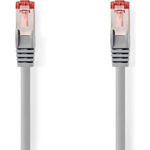 Nedis CAT6-kabel | RJ45 Male naar RJ45 Male | S/FTP | 2 m | Grijs | 1 stuks - CCGB85221GY20 CCGB85221GY20