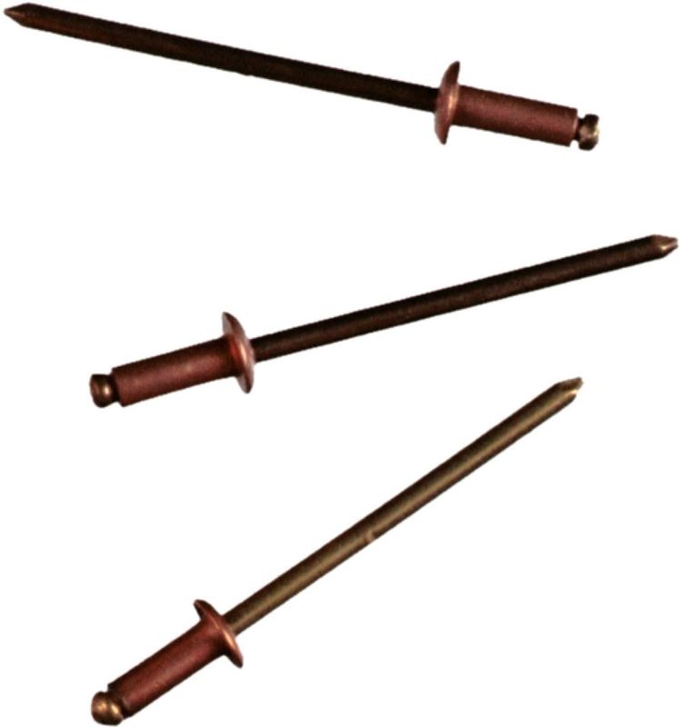 Connex - Sanieten - Klinknagels - Koper/Brons - Inhoud 50 Stuks