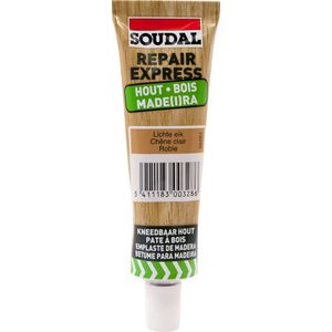Soudal - Kneedbaar Hout - Light Oak - 50 ml - Sneldrogende Pasta voor Houtoppervlakken