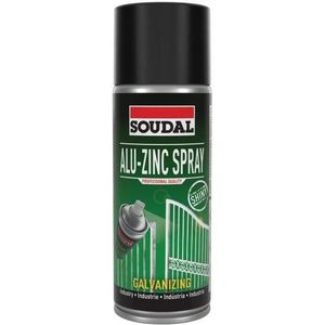 Soudal - Alu Zinc Spray - 400 ml - Corrosiebescherming - Koud Galvaniseren