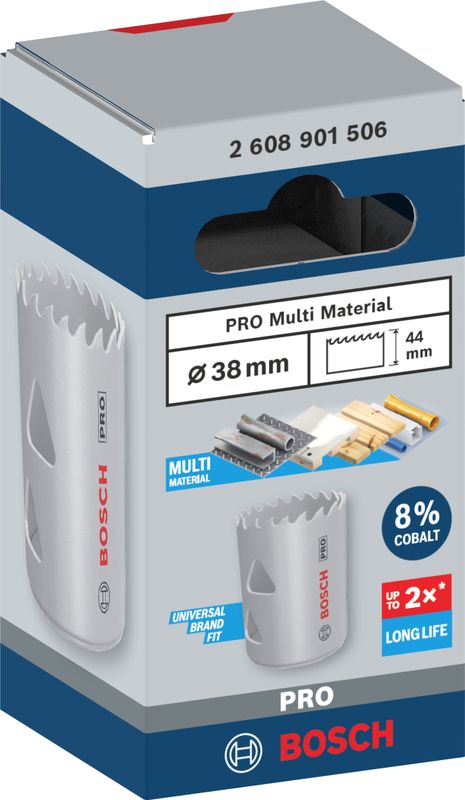 Bosch Accessoires PRO Multi Material gatzaag | 38 mm | met schroefdraad - 2608901506