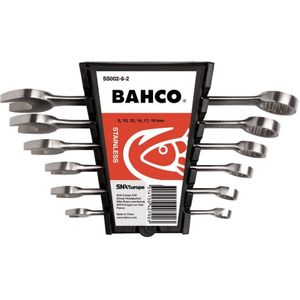 Bahco - Ringsteeksleutelset - Roestvaststaal - 6-delig