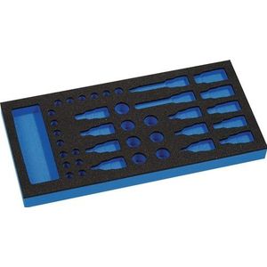 Promat - Gereedschapsmodule - Lege Inleg 1/3-module - 46-delig - LD45