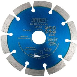 Spero - SDB155S - Diamantzaagblad - 115mm - asgat 22,23mm