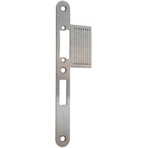 ASSA ABLOY N6003 Sluitplaat | RVS 24x235x3mm lip 40mm afgerond | geschikt voor E-opener profix2DM| DR 1+2+3+4 - 10049728