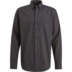 Vanguard - Casual Overhemd - Bruin - Lange Mouw