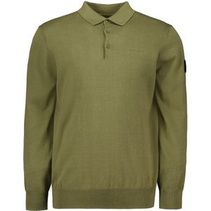 Airforce - Polo LM - Donkergroen - Lange Mouwen