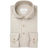 Profuomo - Polo LM - Donkerrood - Heren - Lange Mouw